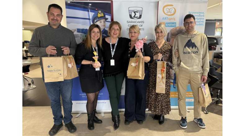 Ό&mu;&iota;&lambda;&omicron;&sigmaf; &Epsilon;&pi;&iota;&chi;&epsilon;&iota;&rho;ή&sigma;&epsilon;&omega;&nu; &Sigma;&alpha;&rho;&alpha;&kappa;ά&kappa;&eta; &amp; Kinsen: &Pi;&rho;ώ&tau;&eta; &phi;&omicron;&rho;ά &pi;&rho;&alpha;&gamma;&mu;&alpha;&tau;&omicron;&pi;&omicron;ί&eta;&sigma;&epsilon; &Pi;&alpha;&sigma;&chi;&alpha;&lambda;&iota;&nu;ό Bazaar 2026 &mu;&epsilon; &tau;&eta;&nu; &Epsilon;&Lambda;&Epsilon;&Pi;&Alpha;&Pi; &kappa;&alpha;&iota; &tau;&omicron; Make-a-Wish