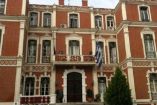 &laquo;&Pi;&rho;ά&sigma;&iota;&nu;&alpha; &Sigma;&eta;&mu;&epsilon;ί&alpha;&raquo; &sigma;&epsilon; &pi;έ&nu;&tau;&epsilon; &Delta;ή&mu;&omicron;&upsilon;&sigmaf; &tau;&eta;&sigmaf; &Eta;&mu;&alpha;&theta;ί&alpha;&sigmaf;, &tau;&eta;&sigmaf; &Pi;έ&lambda;&lambda;&alpha;&sigmaf;, &tau;&eta;&sigmaf; &Pi;&iota;&epsilon;&rho;ί&alpha;&sigmaf; &kappa;&alpha;&iota; &tau;&omega;&nu; &Sigma;&epsilon;&rho;&rho;ώ&nu; &delta;&eta;&mu;&iota;&omicron;&upsilon;&rho;&gamma;&epsilon;ί &eta; &Pi;&epsilon;&rho;&iota;&phi;έ&rho;&epsilon;&iota;&alpha; &Kappa;&epsilon;&nu;&tau;&rho;&iota;&kappa;ή&sigmaf; &Mu;&alpha;&kappa;&epsilon;&delta;&omicron;&nu;ί&alpha;&sigmaf;