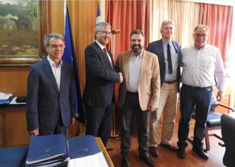 &Sigma;&upsilon;&nu;ά&nu;&tau;&eta;&sigma;&eta; &Upsilon;&pi;&omicron;&upsilon;&rho;&gamma;&omicron;ύ &Alpha;&gamma;&rho;&omicron;&tau;&iota;&kappa;ή&sigmaf; &Alpha;&nu;ά&pi;&tau;&upsilon;&xi;&eta;&sigmaf; &kappa;&alpha;&iota; &Tau;&rho;&omicron;&phi;ί&mu;&omega;&nu;, &Sigma;&tau;&alpha;ύ&rho;&omicron;&upsilon; &Alpha;&rho;&alpha;&chi;&omega;&beta;ί&tau;&eta;, &mu;&epsilon; &tau;&omicron; CIHEAM