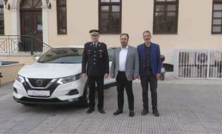 Δωρεά οχήματος του Δήμου Βέροιας στη Διεύθυνση Αστυνομίας Ημαθίας